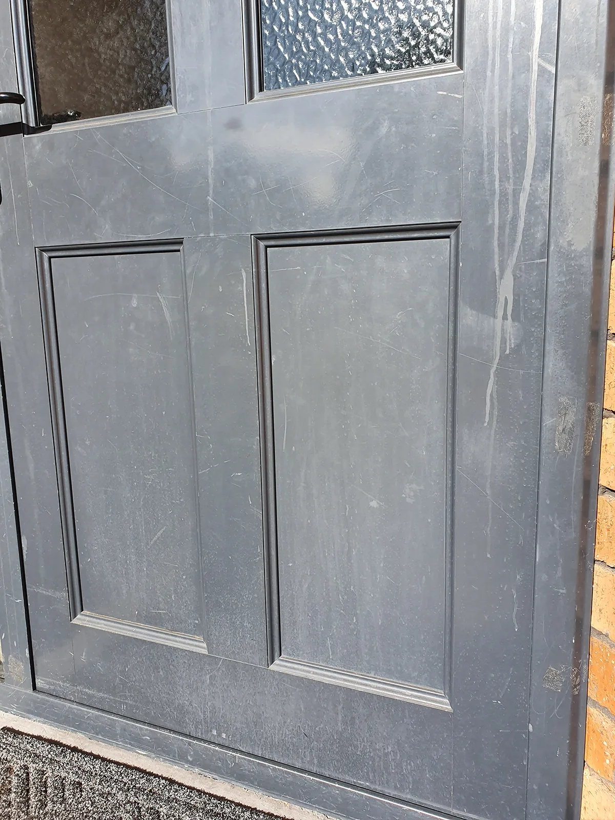 Before door