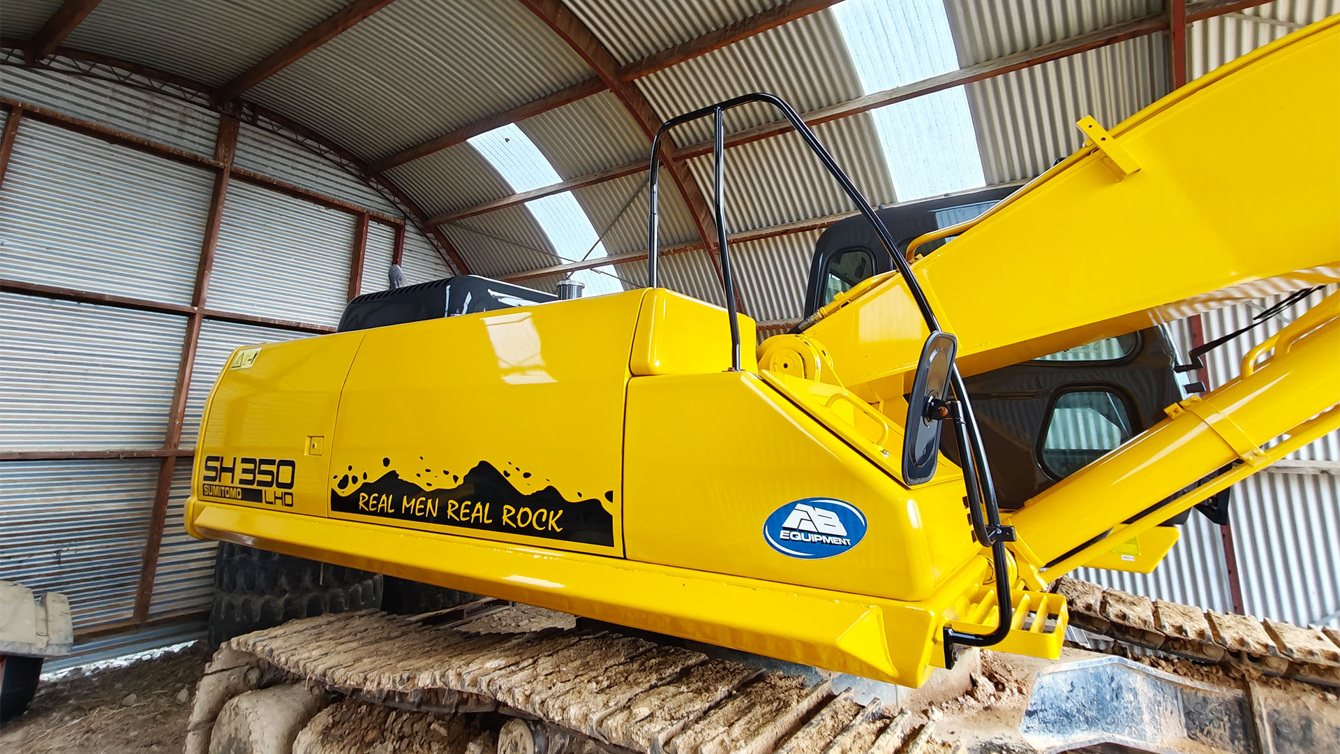 Industrial machinery after Nano-Clear protection